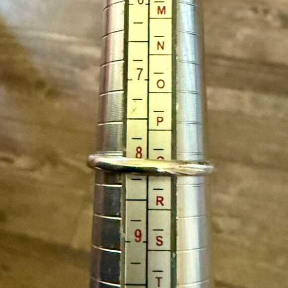 Wild Horse Turquoise Dainty Gemstone Statement Ring Southwestern Stone Band Sz 8 - Picture 3 of 6